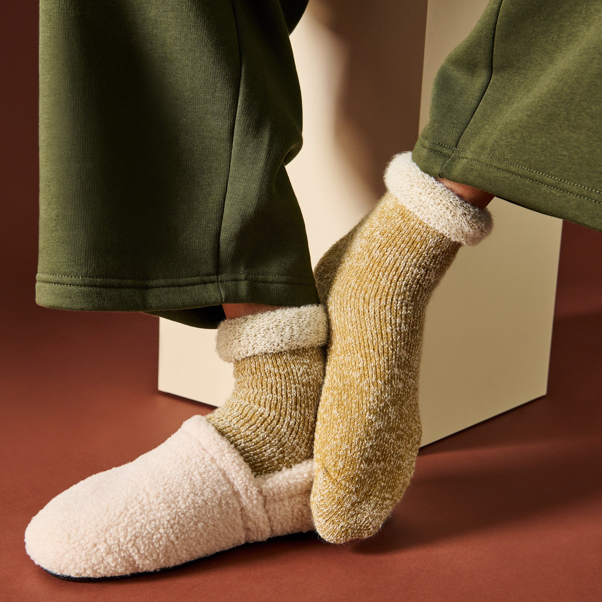 Regnsncox | Extremely Warm Alpaca-Merino Wool Lounge Socks – Ultimate Comfort and Luxury