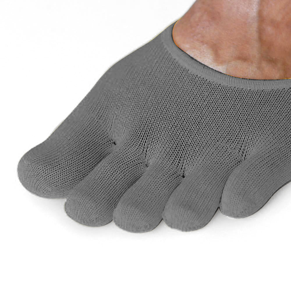 Regnsncox | Five-Toe No-Show Socks with Secure Heel Grip and Lightweight Knit