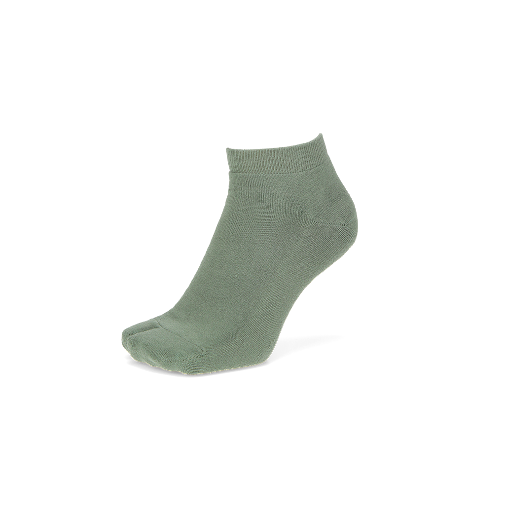 Regnsncox | Cushioned Cotton Tabi Ankle Socks with Soft Pile Interior