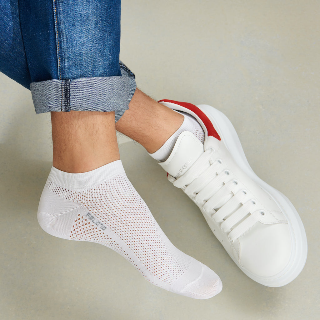 Regnsncox | Ultra-Light Full Mesh Ankle Socks for Hot Weather