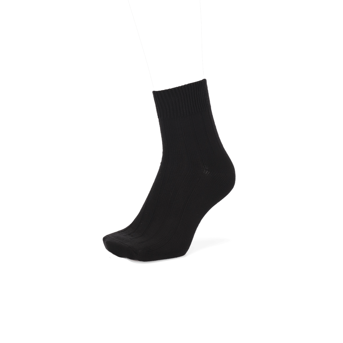 Regnsncox | Wide-Ribbed Cotton Quarter Socks – Soft, Comfortable & Versatile