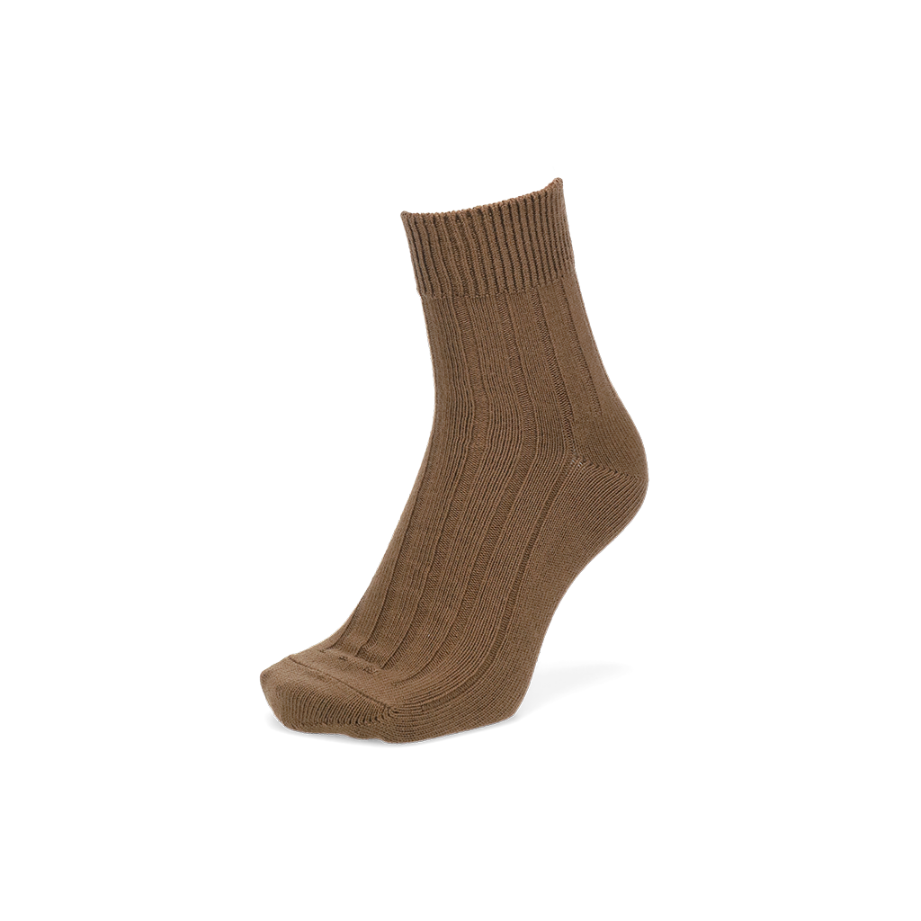Regnsncox | Wide-Ribbed Cotton Quarter Socks – Soft, Comfortable & Versatile