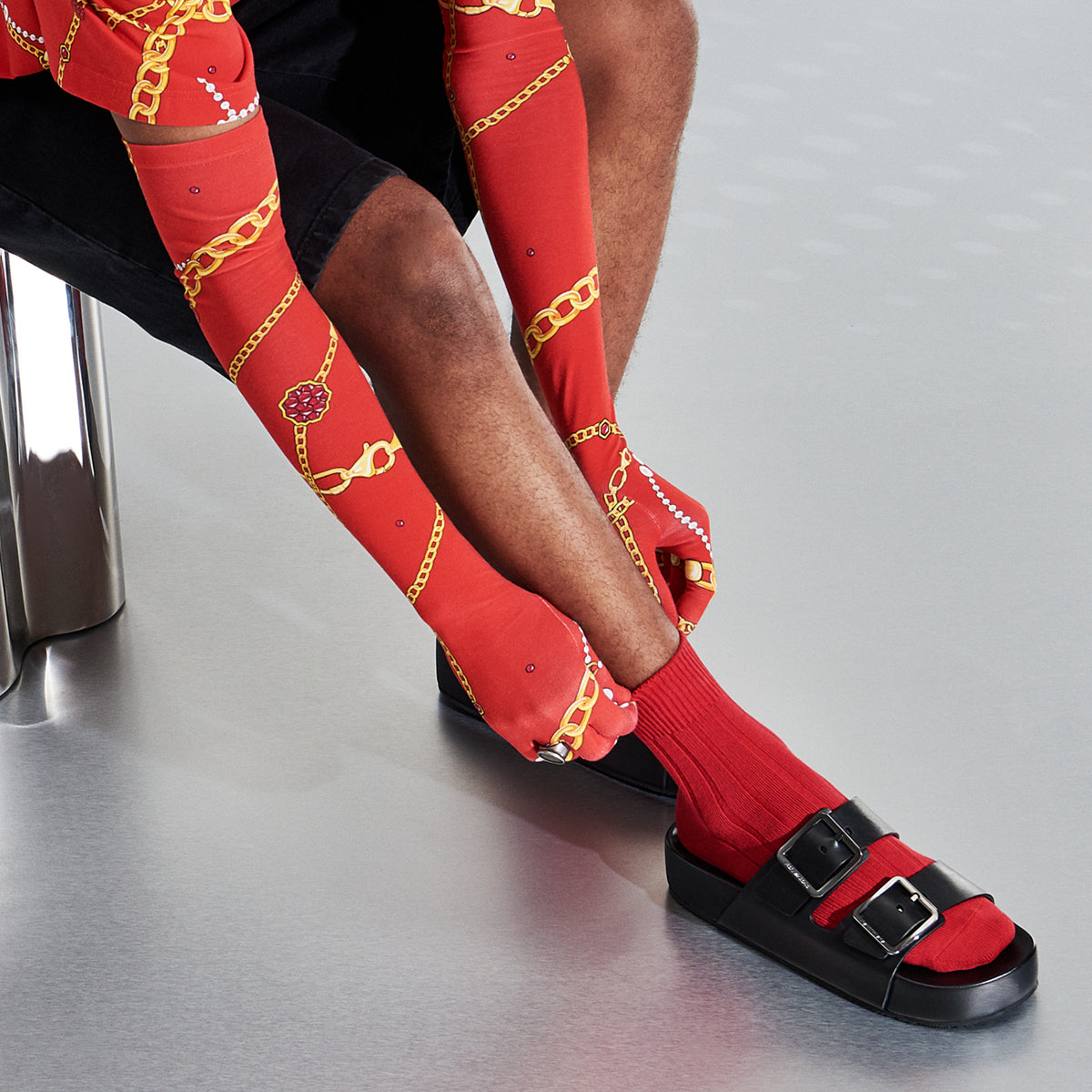 Regnsncox | Wide-Ribbed Cotton Quarter Socks – Soft, Comfortable & Versatile