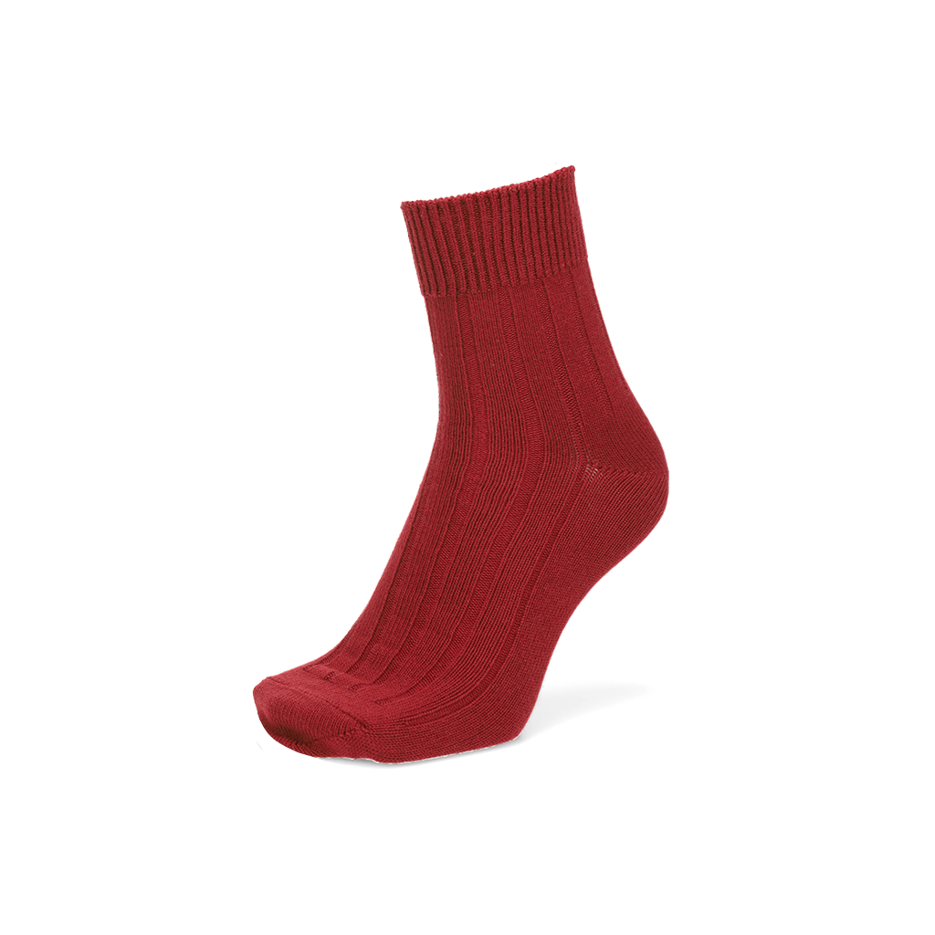 Regnsncox | Wide-Ribbed Cotton Quarter Socks – Soft, Comfortable & Versatile