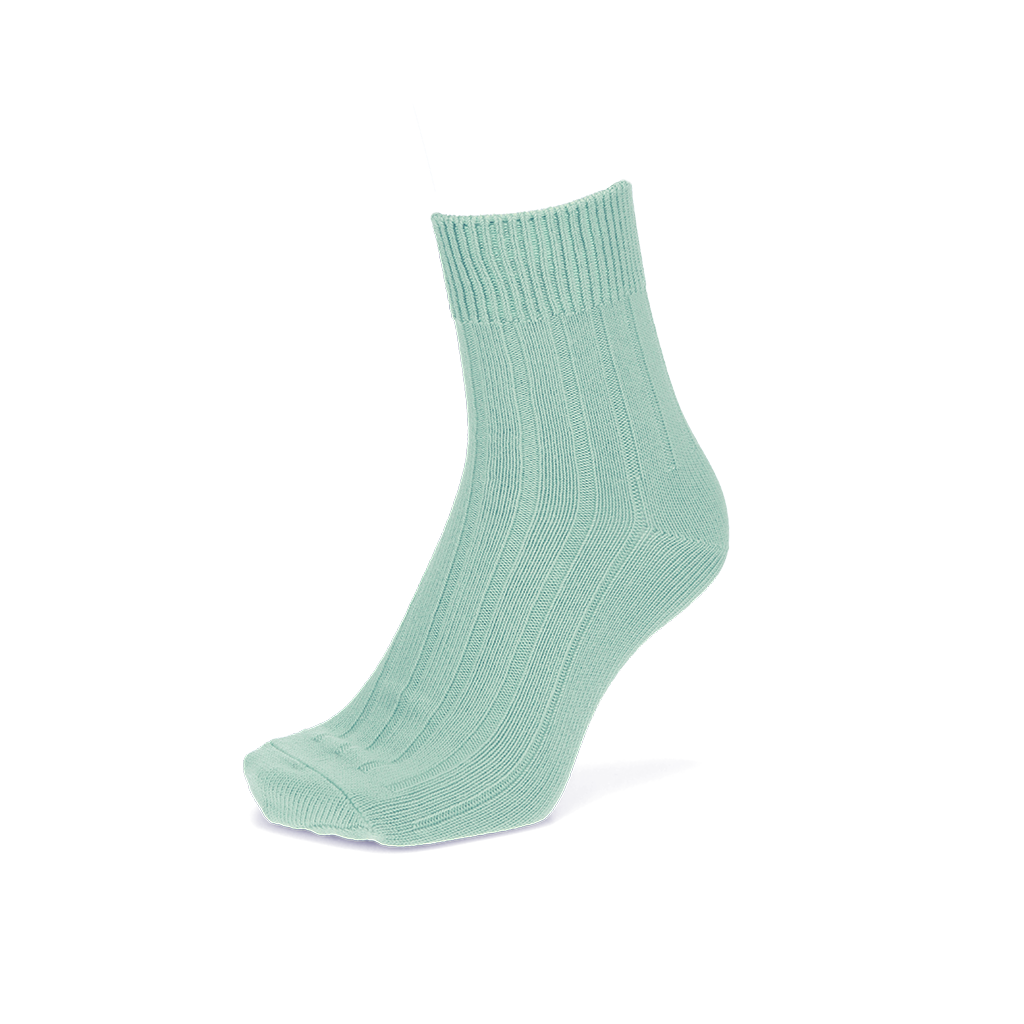 Regnsncox | Wide-Ribbed Cotton Quarter Socks – Soft, Comfortable & Versatile