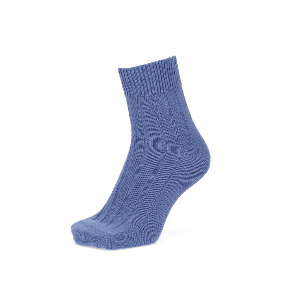 Regnsncox | Wide-Ribbed Cotton Quarter Socks – Soft, Comfortable & Versatile