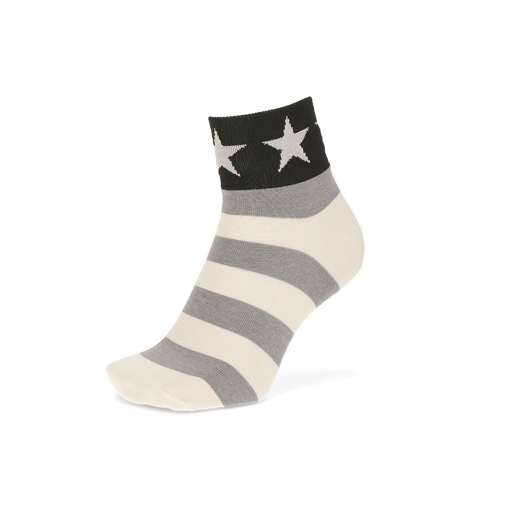 Regnsncox | Stars and Stripes Quarter Socks with COOLMAX®︎ Eco-Friendly Fiber