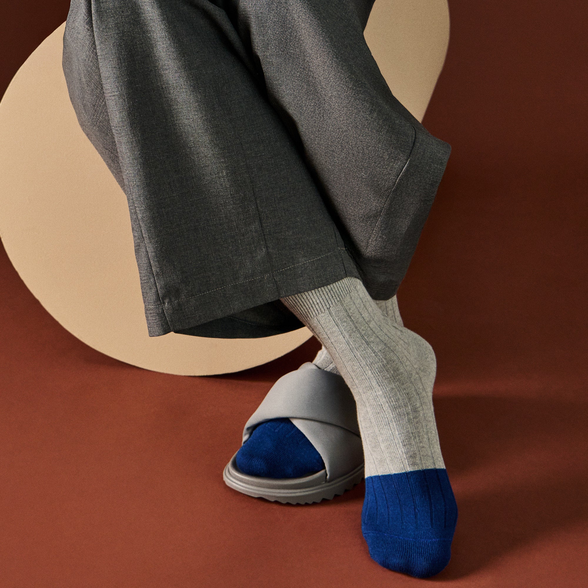 Regnsncox | Merino-Toe x Cotton Crew Socks – Warm Toes, Cotton Comfort