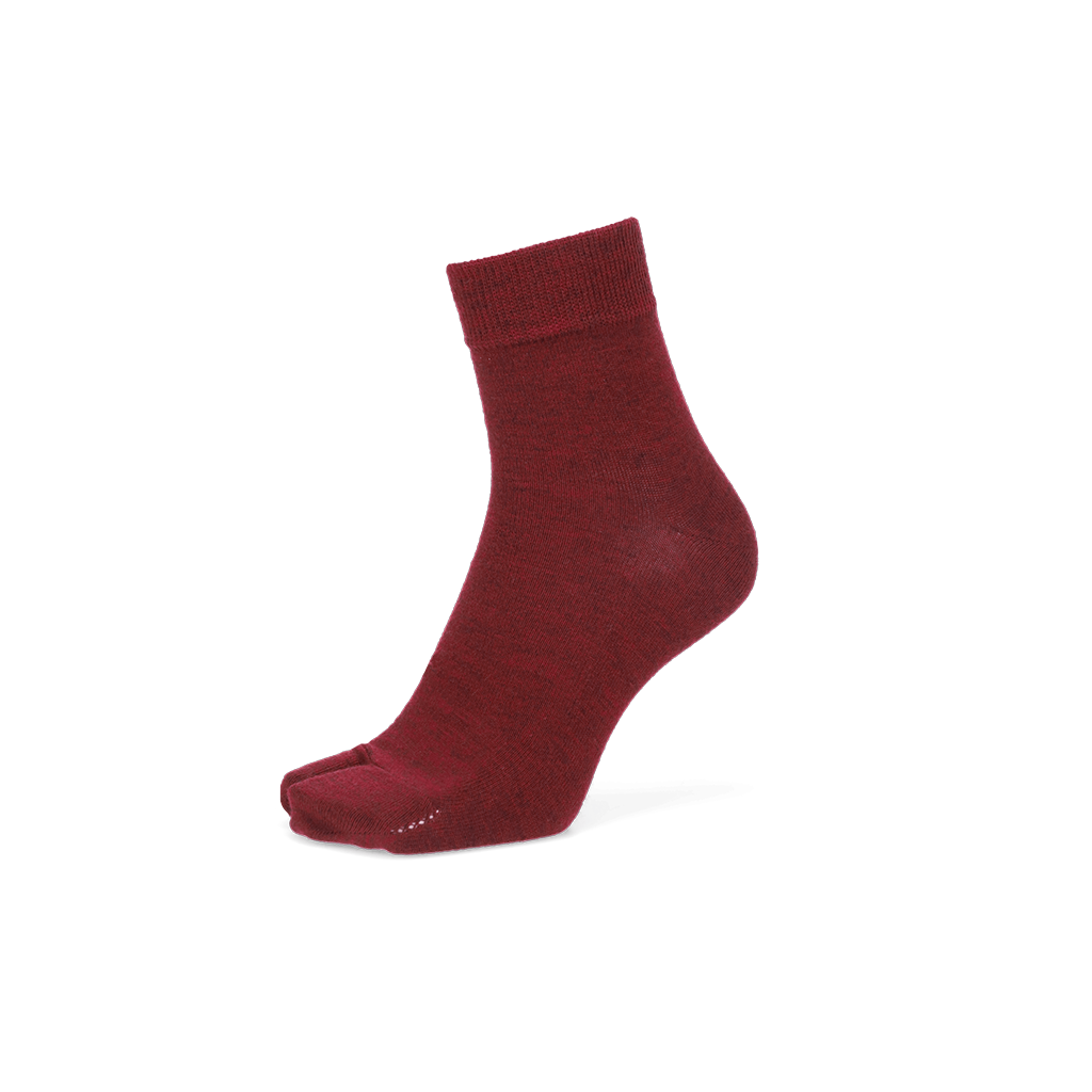 Regnsncox | Heathered Merino Tabi Quarter Socks – Warm, Comfortable & Stylish