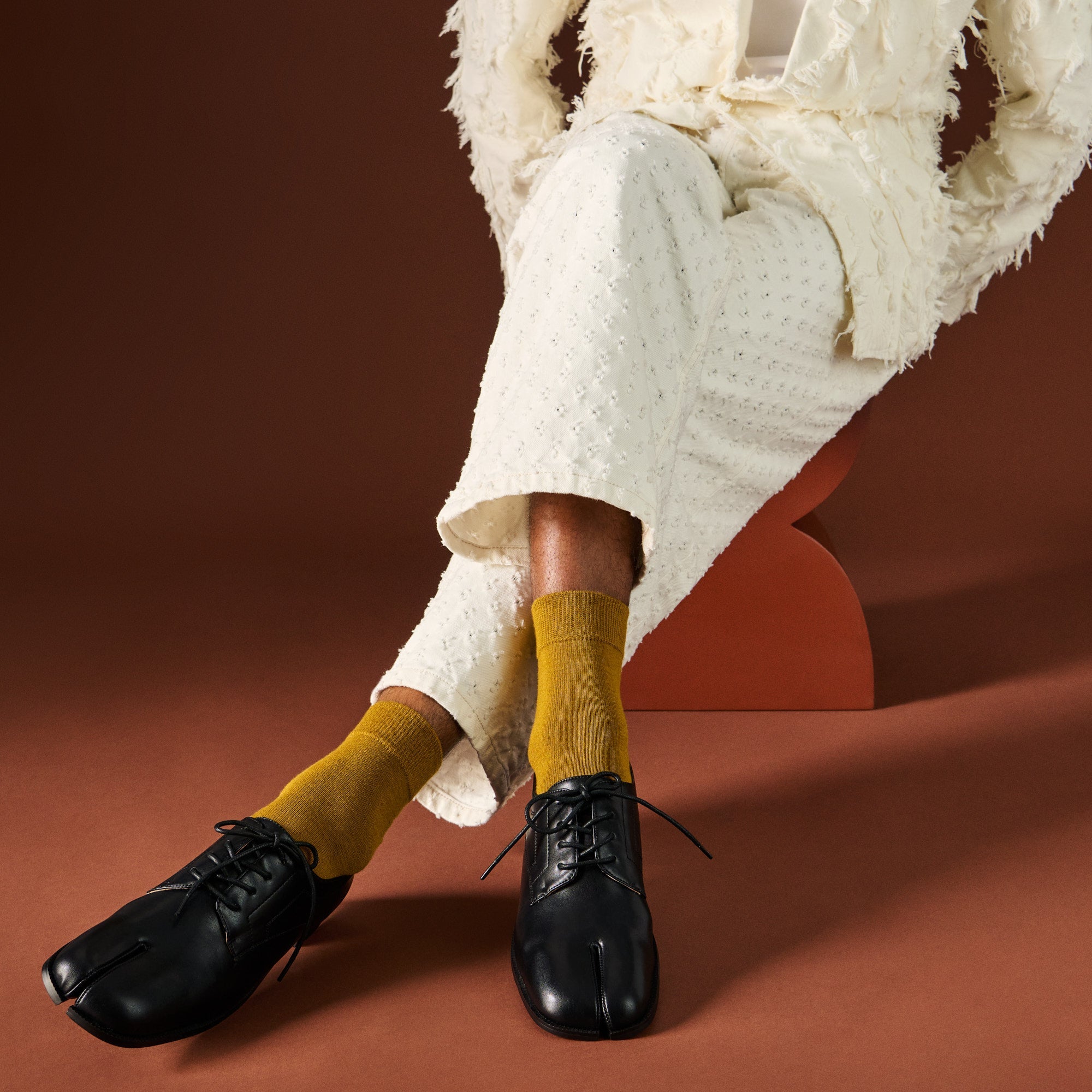 Regnsncox | Heathered Merino Tabi Quarter Socks – Warm, Comfortable & Stylish