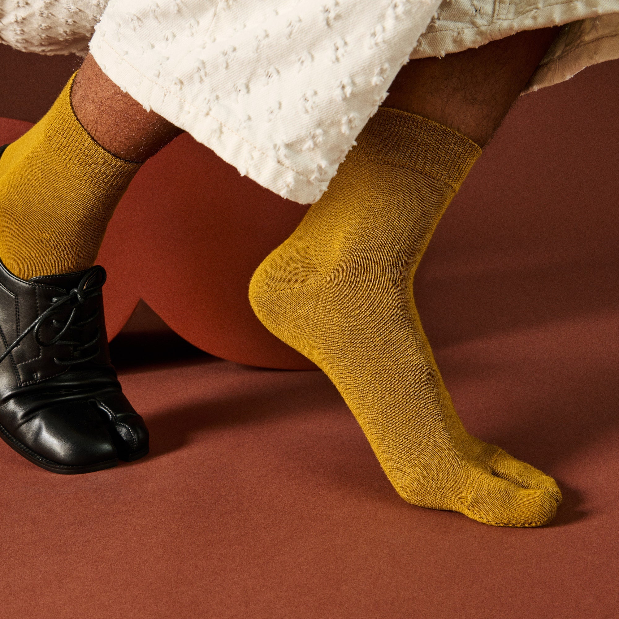 Regnsncox | Heathered Merino Tabi Quarter Socks – Warm, Comfortable & Stylish