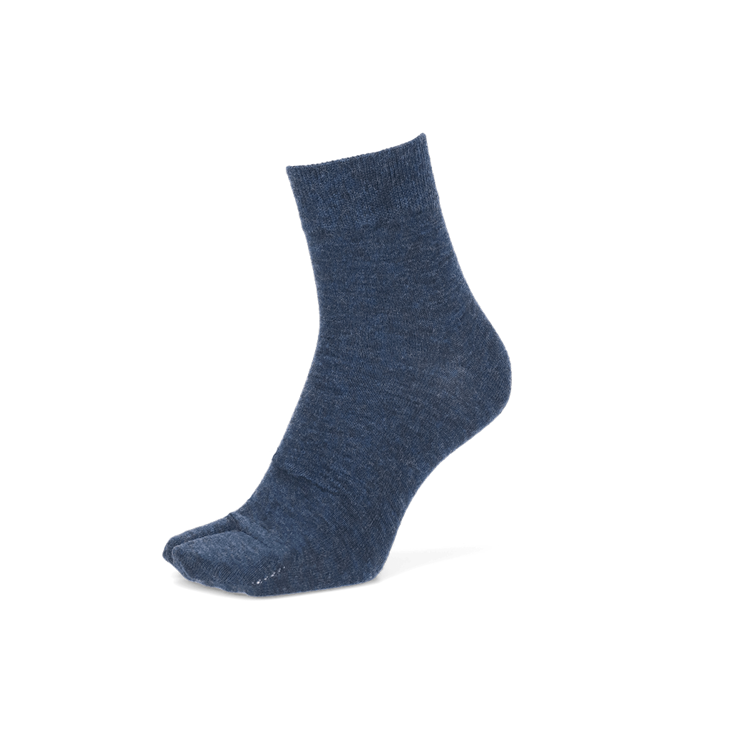 Regnsncox | Heathered Merino Tabi Quarter Socks – Warm, Comfortable & Stylish