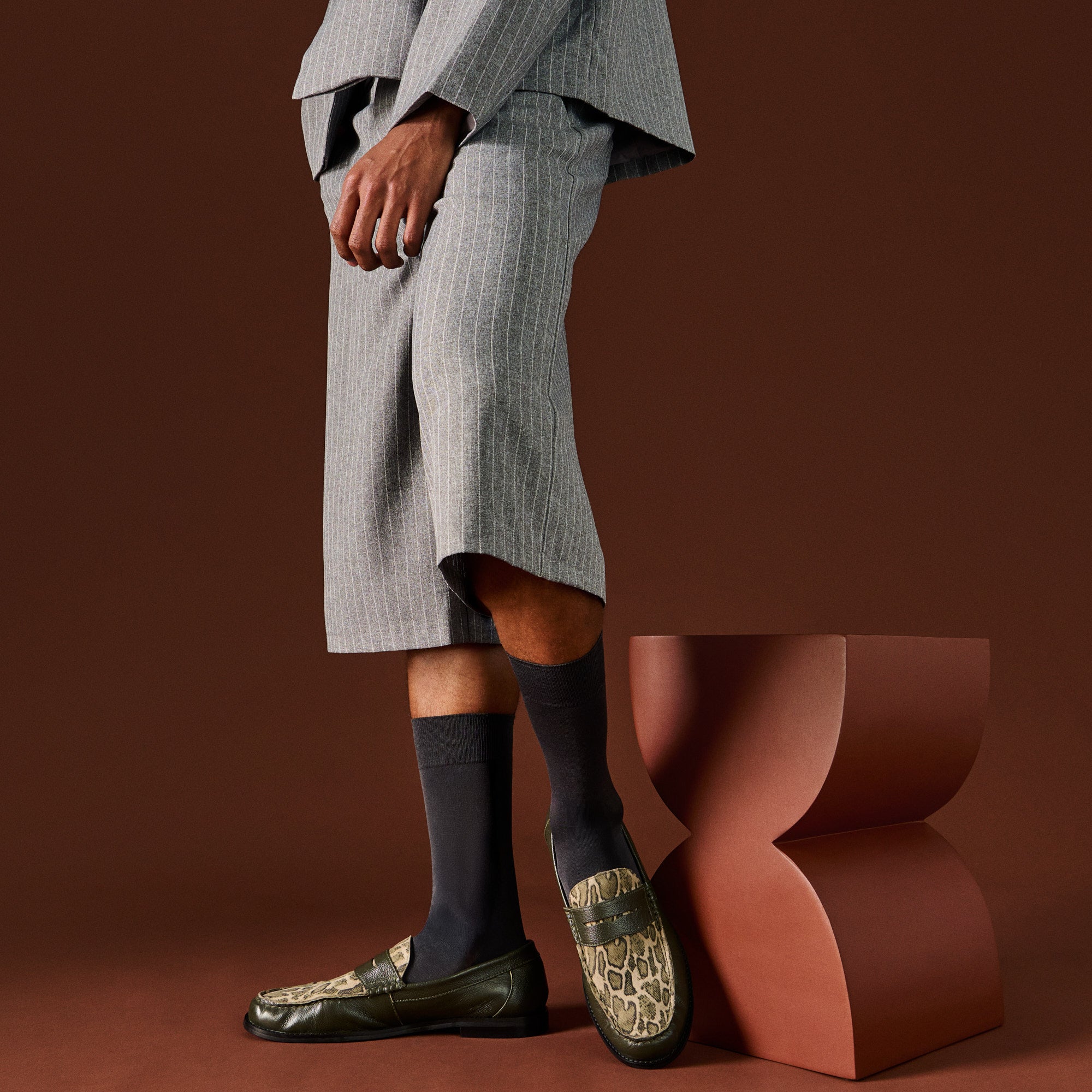 Regnsncox | Premium Silky Cotton Plain Crew Socks with Supima Cotton for Ultimate Comfort