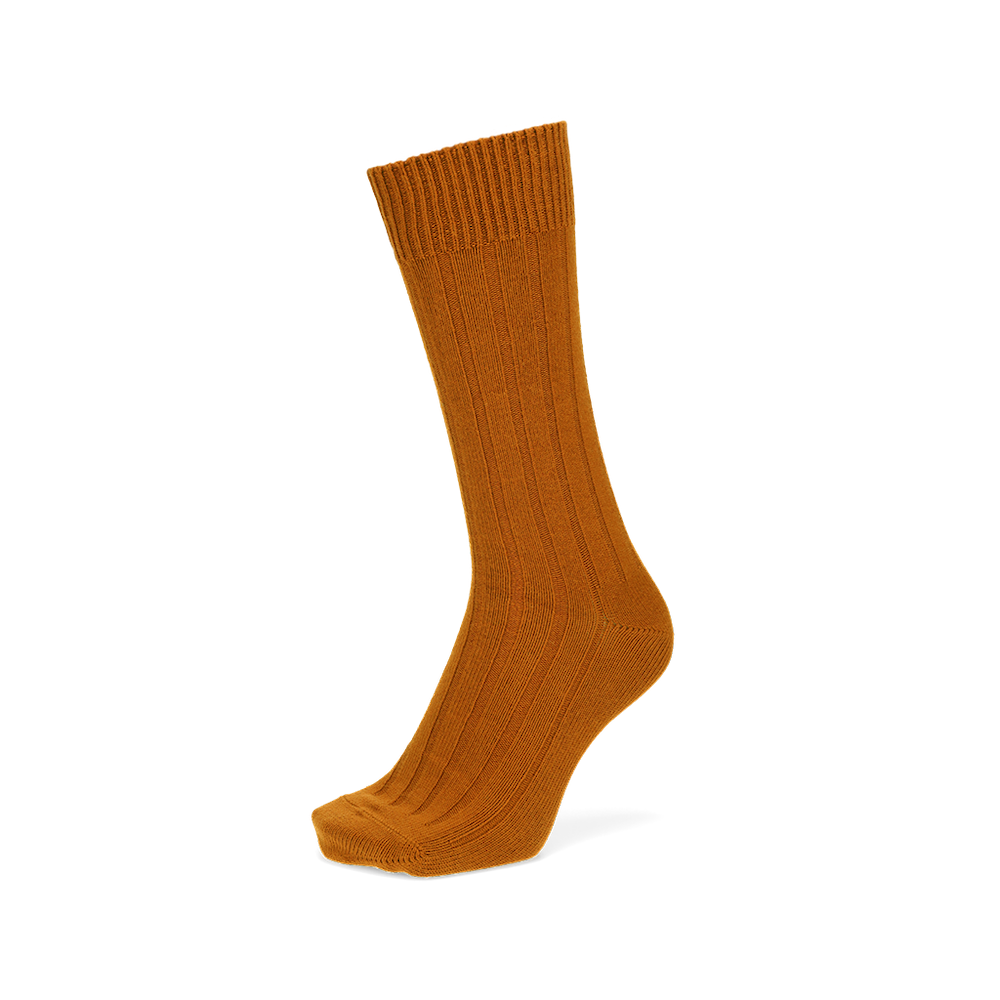 Regnsncox | Wide-Ribbed Cotton Crew Socks with Soft Texture and Comfortable Fit