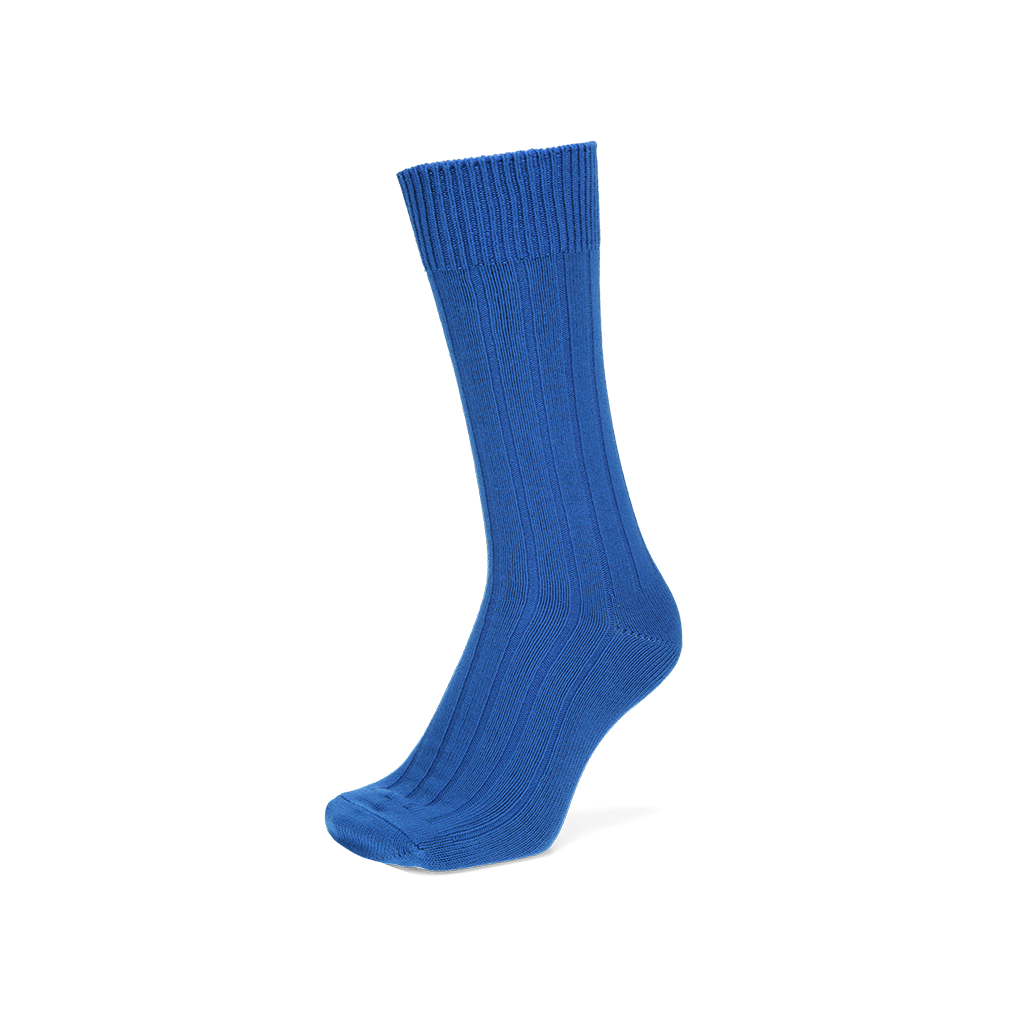 Regnsncox | Wide-Ribbed Cotton Crew Socks with Soft Texture and Comfortable Fit