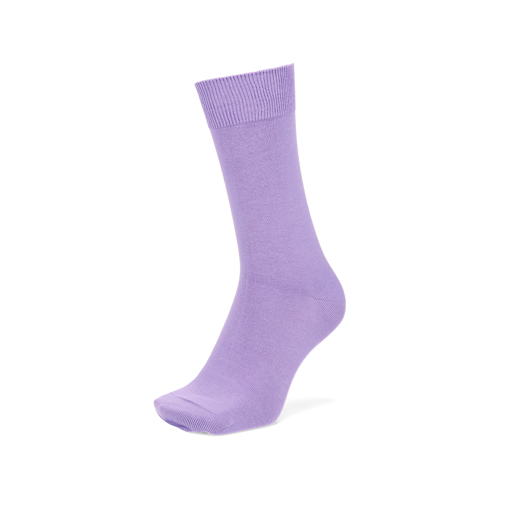 Regnsncox | Solid Color Cotton Crew Socks with Breathable Comfort