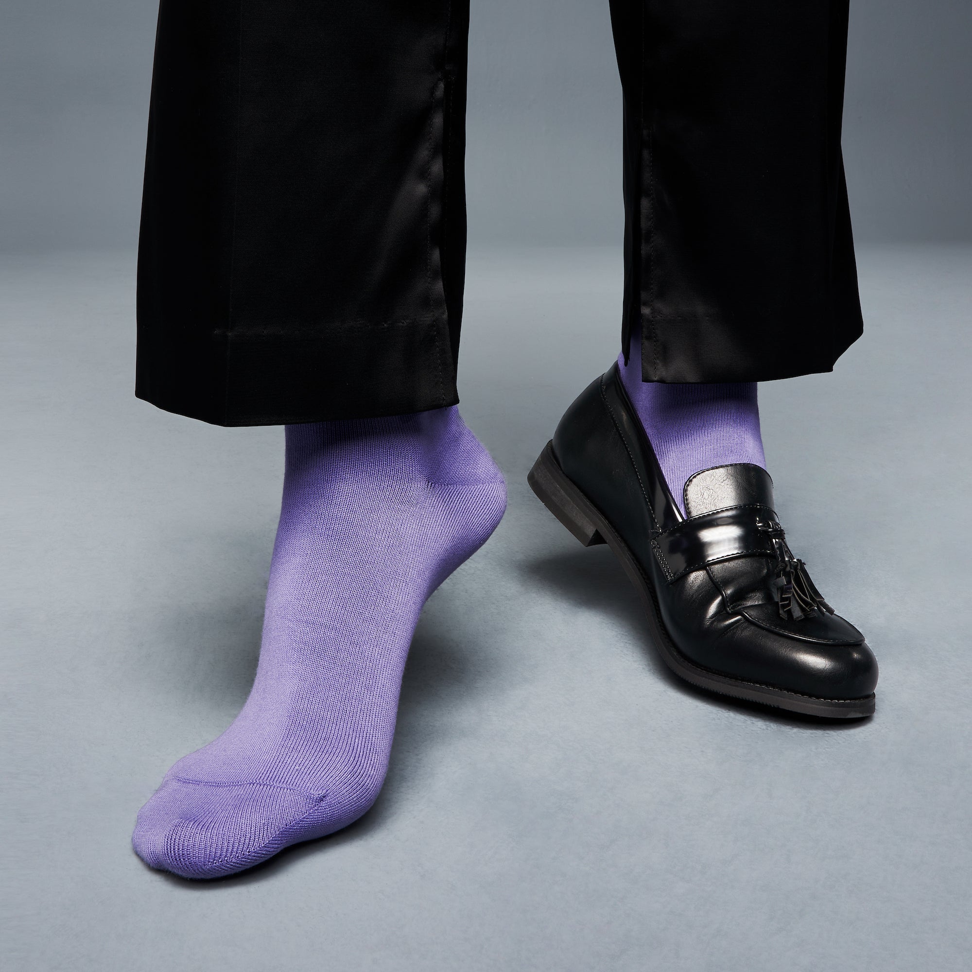 Regnsncox | Solid Color Cotton Crew Socks with Breathable Comfort