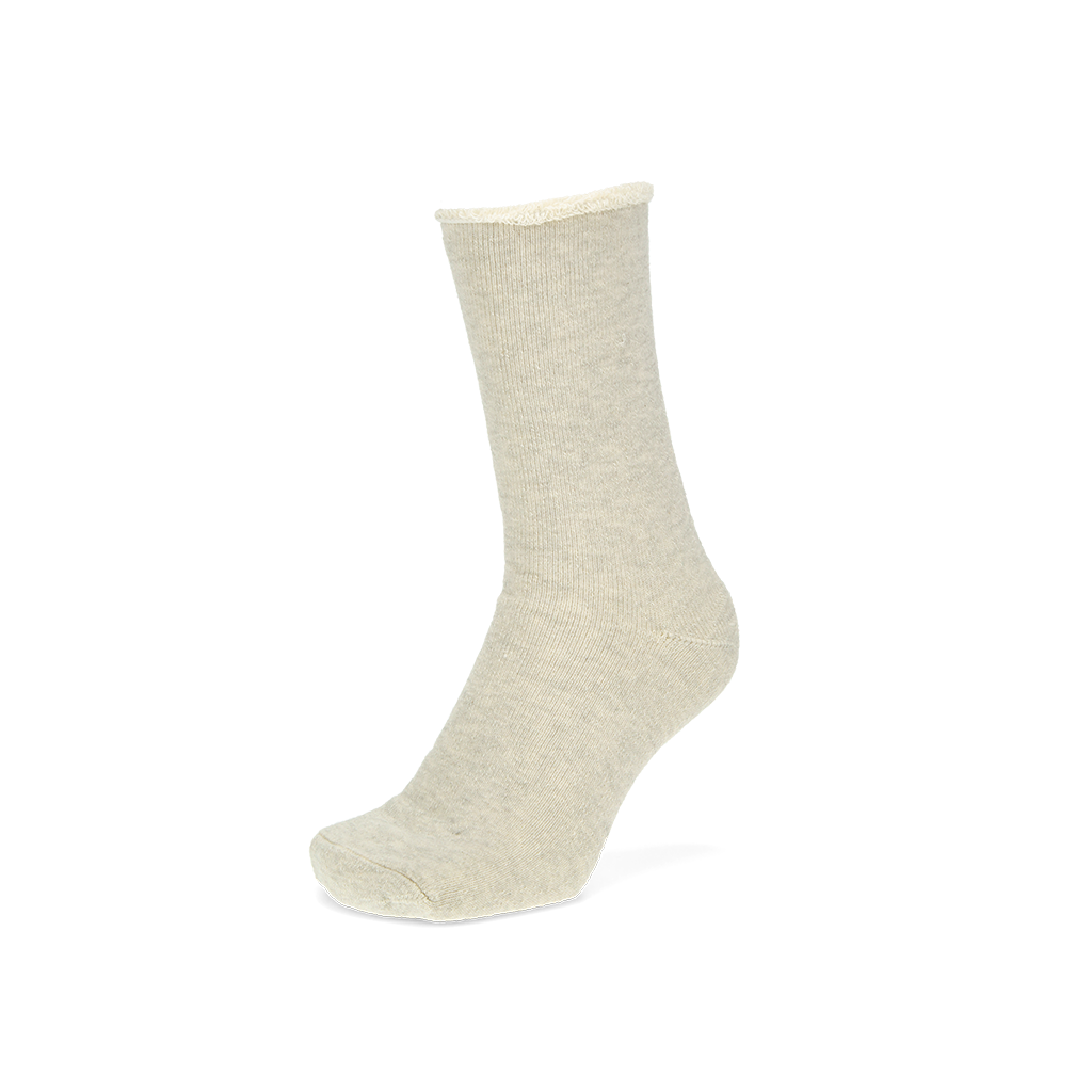 Regnsncox | Full-Pile Organic Cotton Lounge Crew Socks for Relaxed Home Wear