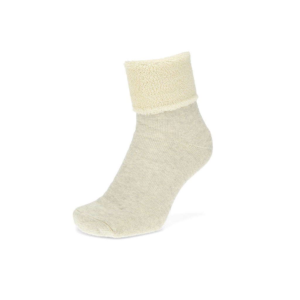 Regnsncox | Full-Pile Organic Cotton Lounge Crew Socks for Relaxed Home Wear
