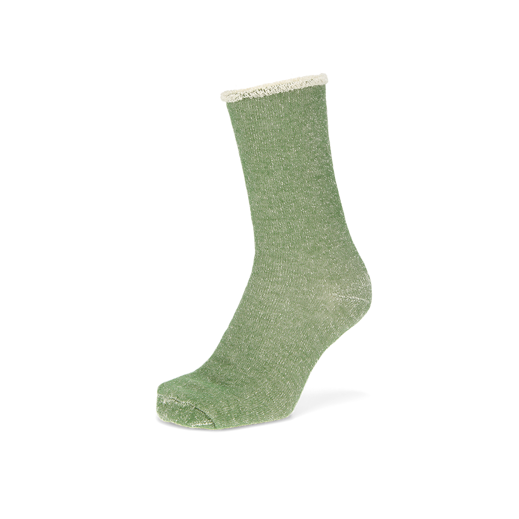 Regnsncox | Full-Pile Organic Cotton Lounge Crew Socks for Relaxed Home Wear