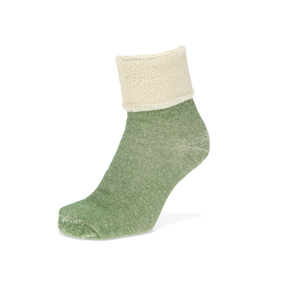 Regnsncox | Full-Pile Organic Cotton Lounge Crew Socks for Relaxed Home Wear
