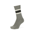 Regnsncox | Merino Blend Crew Socks with Fine Stripe Knit Design