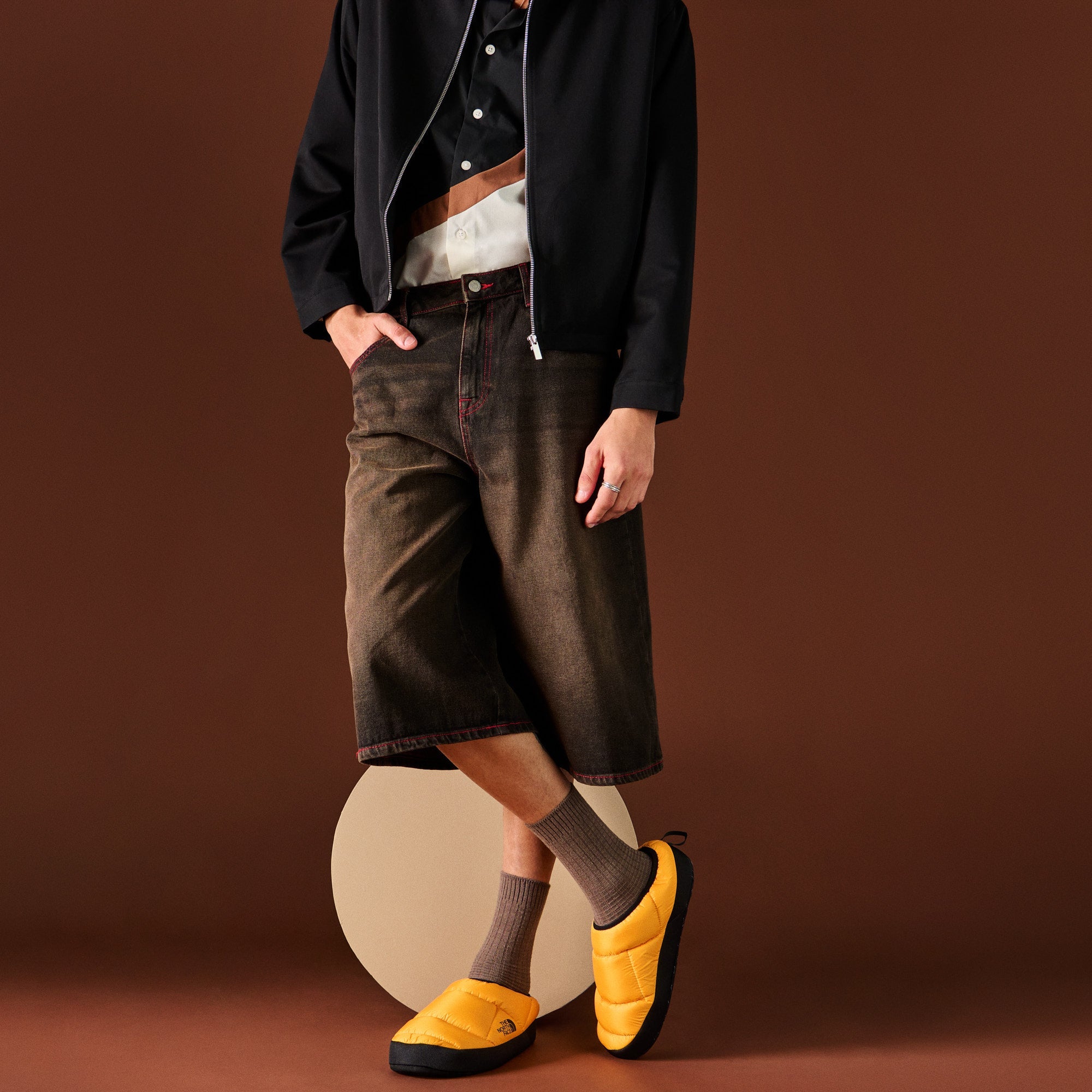 Regnsncox | Merino Waffle Ankle x Cotton Foot Crew Socks – Warm Merino Wool, Cool Cotton