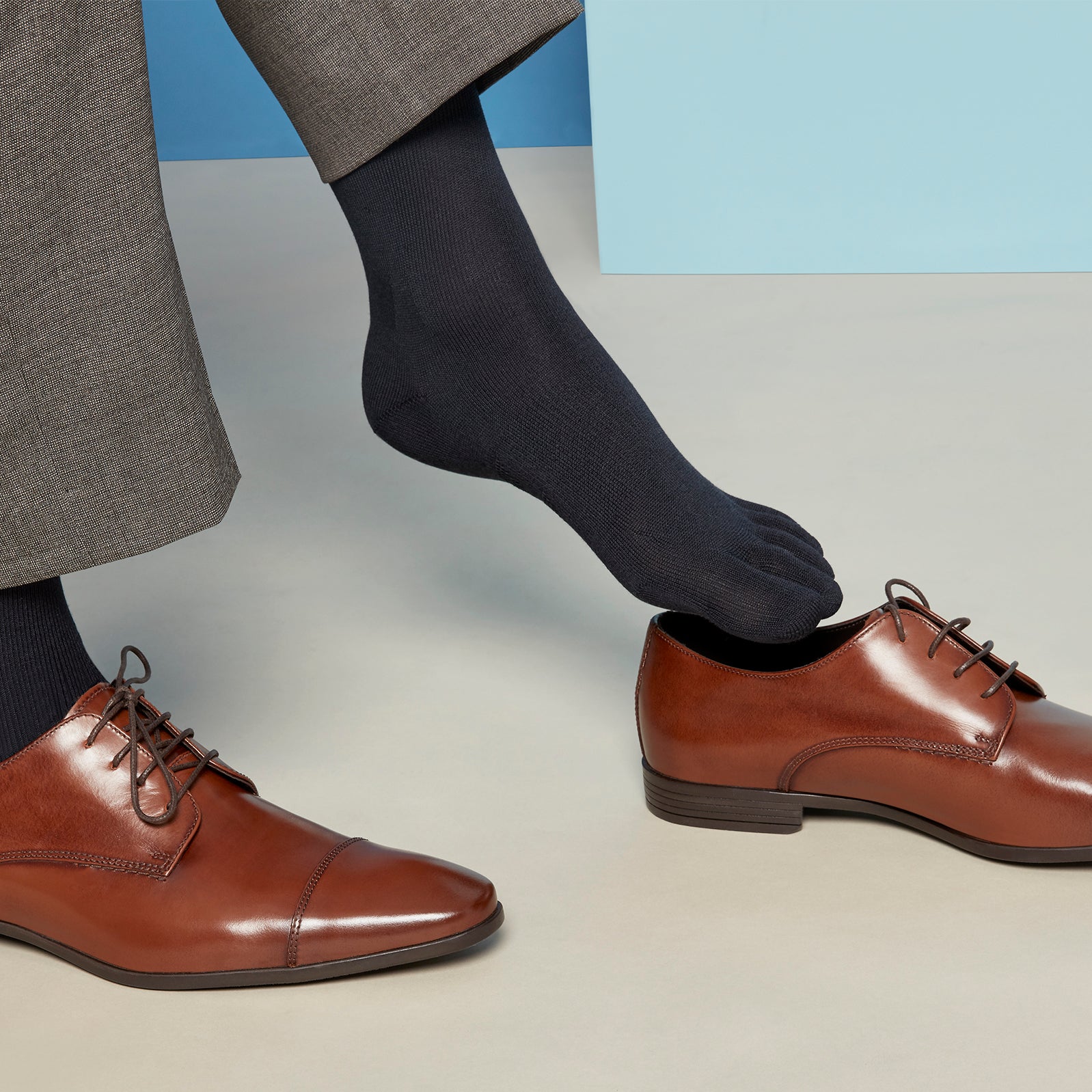 Regnsncox | Toe Knee-High Socks with Lyocell for Moisture Wicking & Anti-Odor Comfort