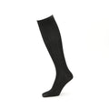 Regnsncox | Ribbed Cotton Knee-High Socks with Seamless Toe and Layered Knit