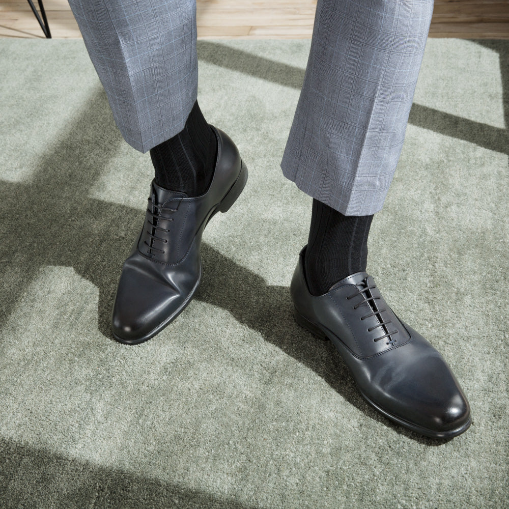 Premium 9x2 Rib Cotton  Knee-High Socks