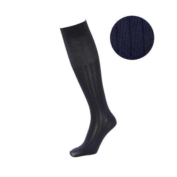 Premium 9x2 Rib Cotton  Knee-High Socks