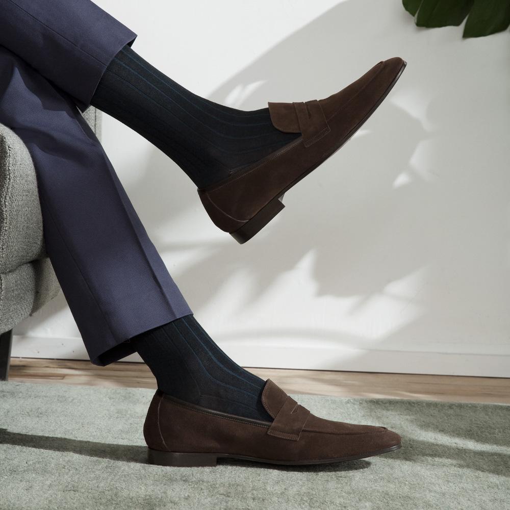 Premium 9x2 Rib Cotton  Knee-High Socks