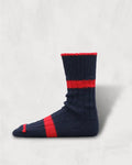 Regnsncox | Denim-Inspired Two-Tone Socks with Vintage Fade Expression
