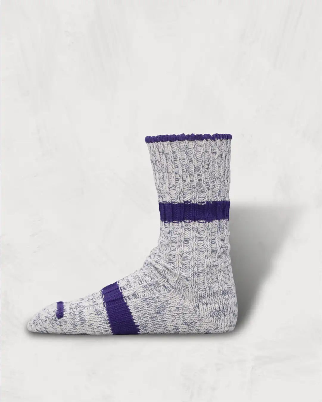 Regnsncox | Heavyweight Socks in Heathered Tones with Subtle Color Accents