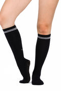 Regnsncox | Cotton Knee High Grip Socks with Secure Fit