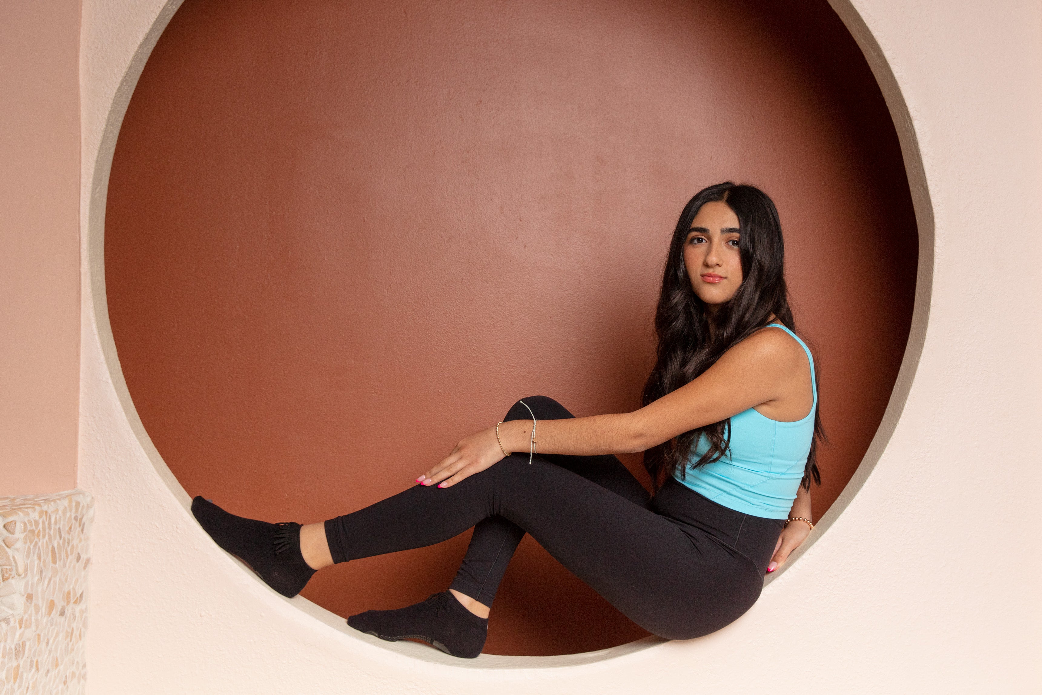 Regnsncox | Fringe-Detail Closed-Toe Indoor Grip Socks