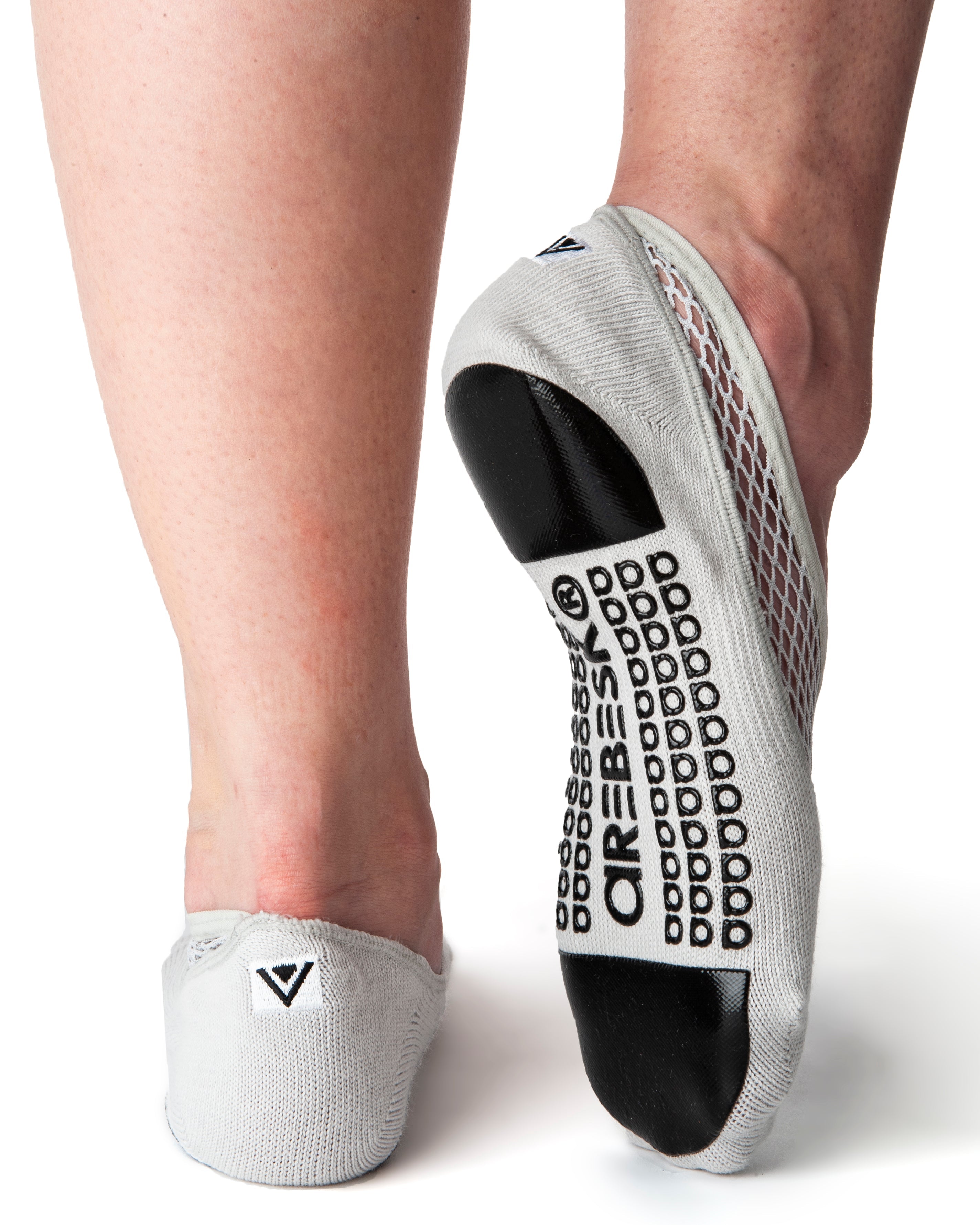Regnsncox | Breathable Mesh Panel Grip Socks for Studio Training  Boxerella Grip Sock