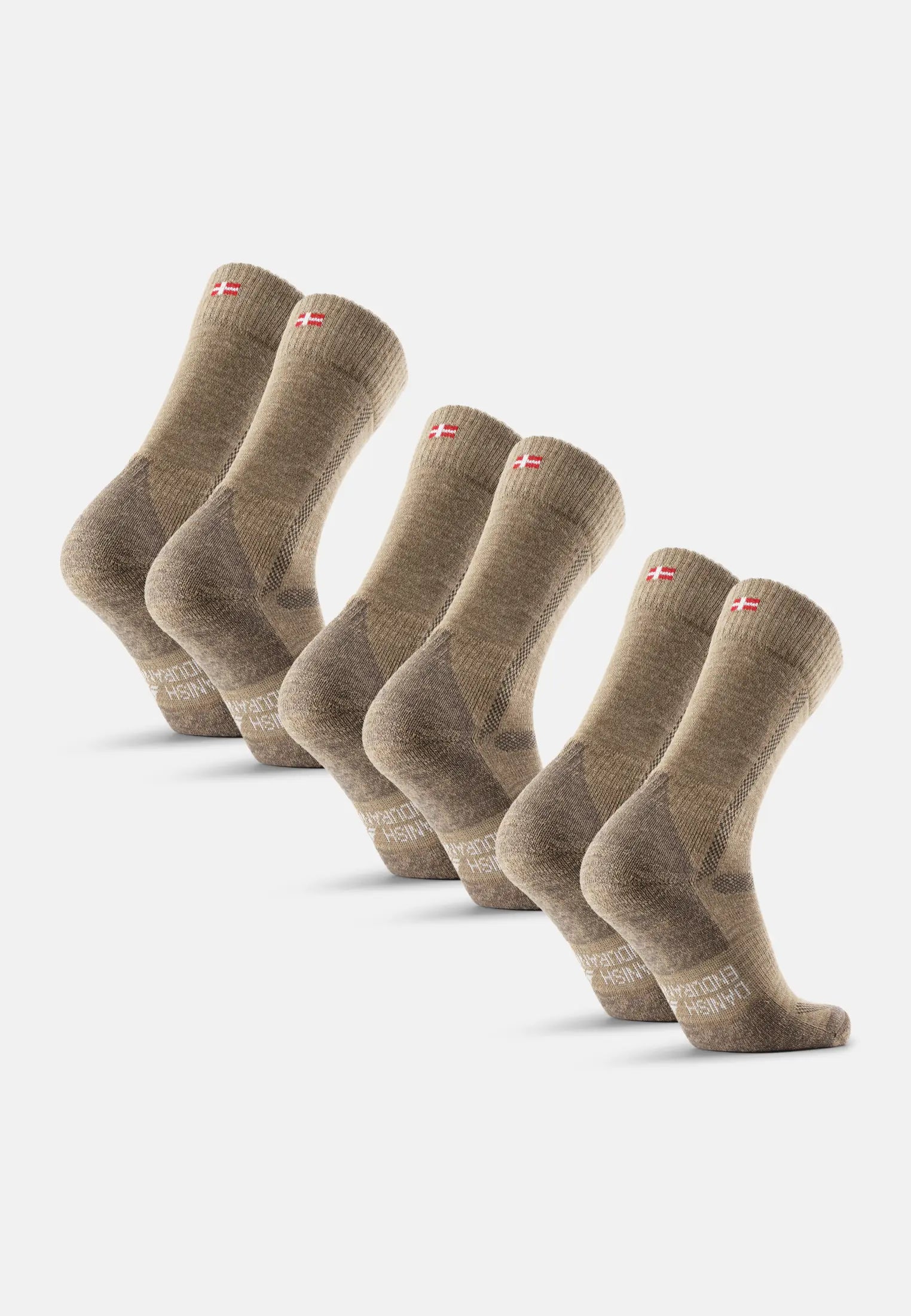 Regnsncox | Merino Wool Blend Hiking Crew Socks for Outdoor Wear