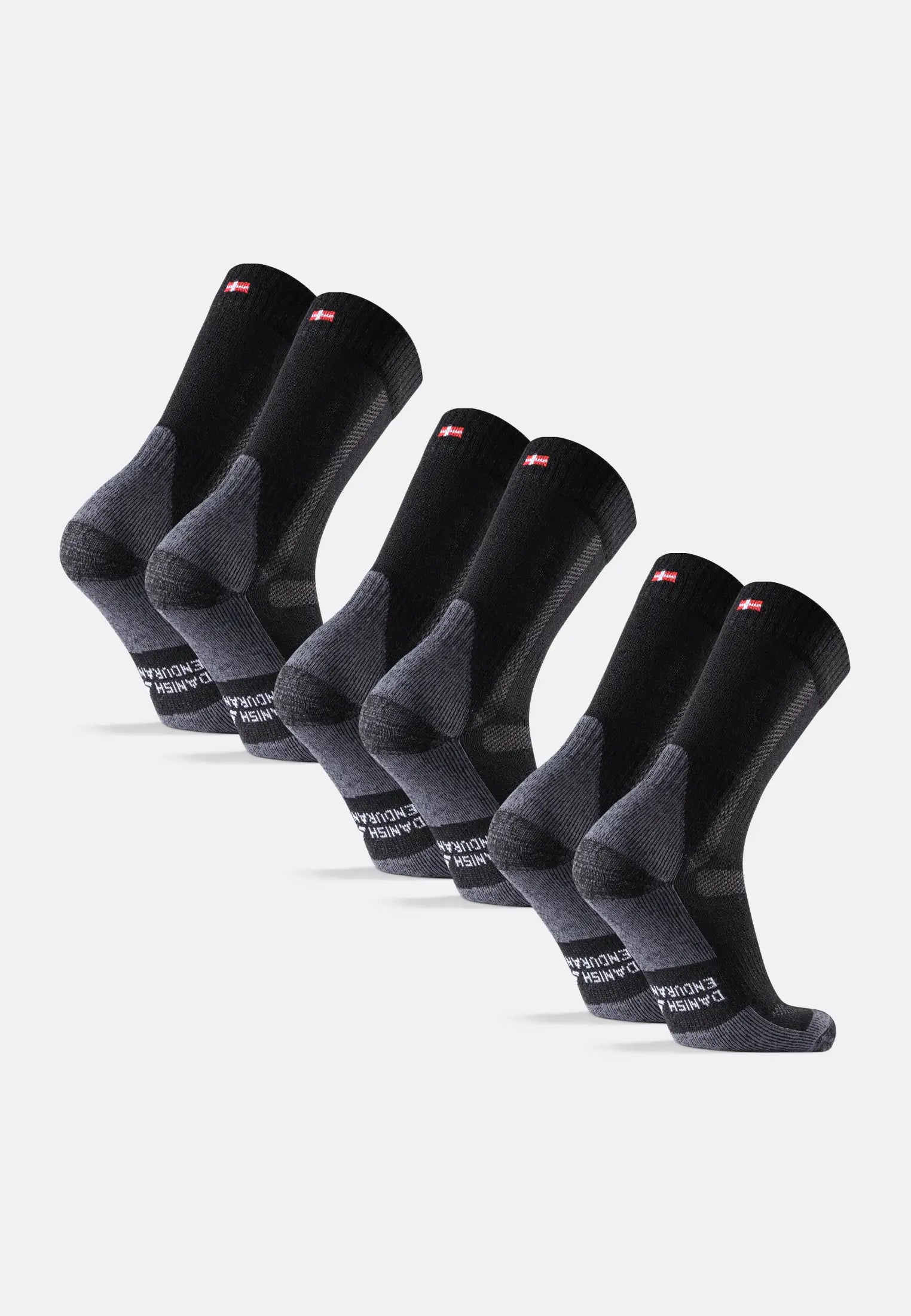 Regnsncox | Merino Wool Blend Hiking Crew Socks for Outdoor Wear