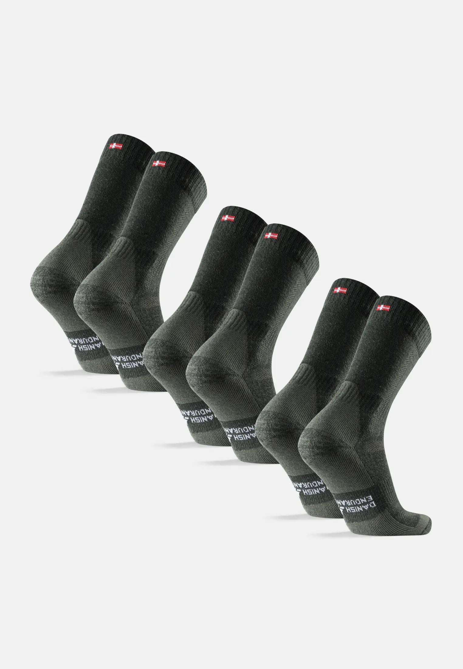 Regnsncox | Merino Wool Blend Hiking Crew Socks for Outdoor Wear