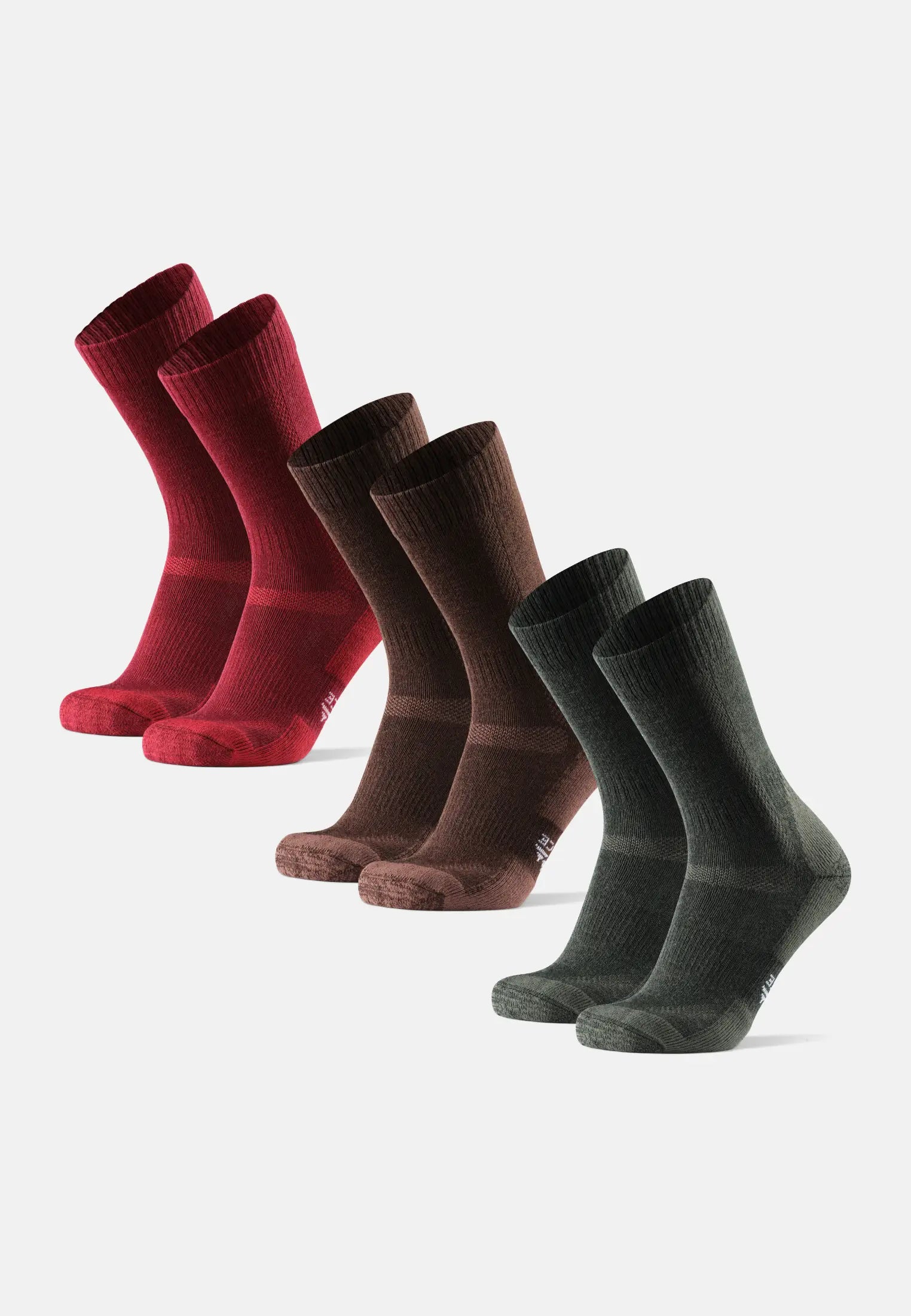 Regnsncox | Merino Wool Blend Hiking Crew Socks for Outdoor Wear
