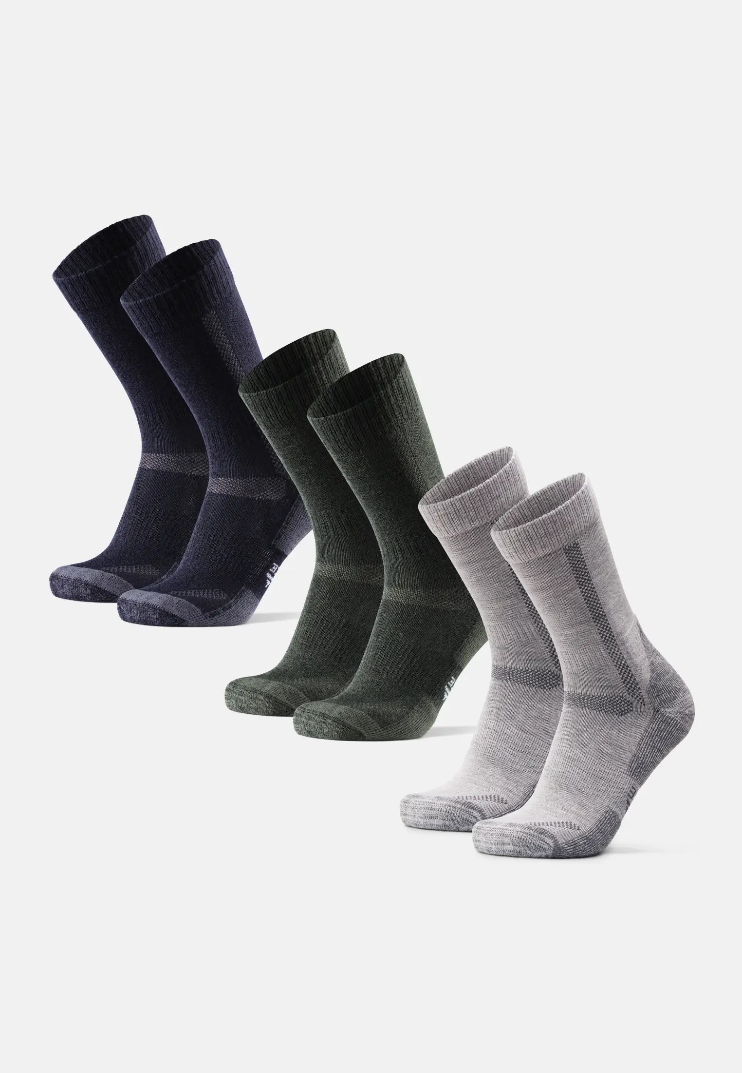 Regnsncox | Merino Wool Blend Hiking Crew Socks for Outdoor Wear