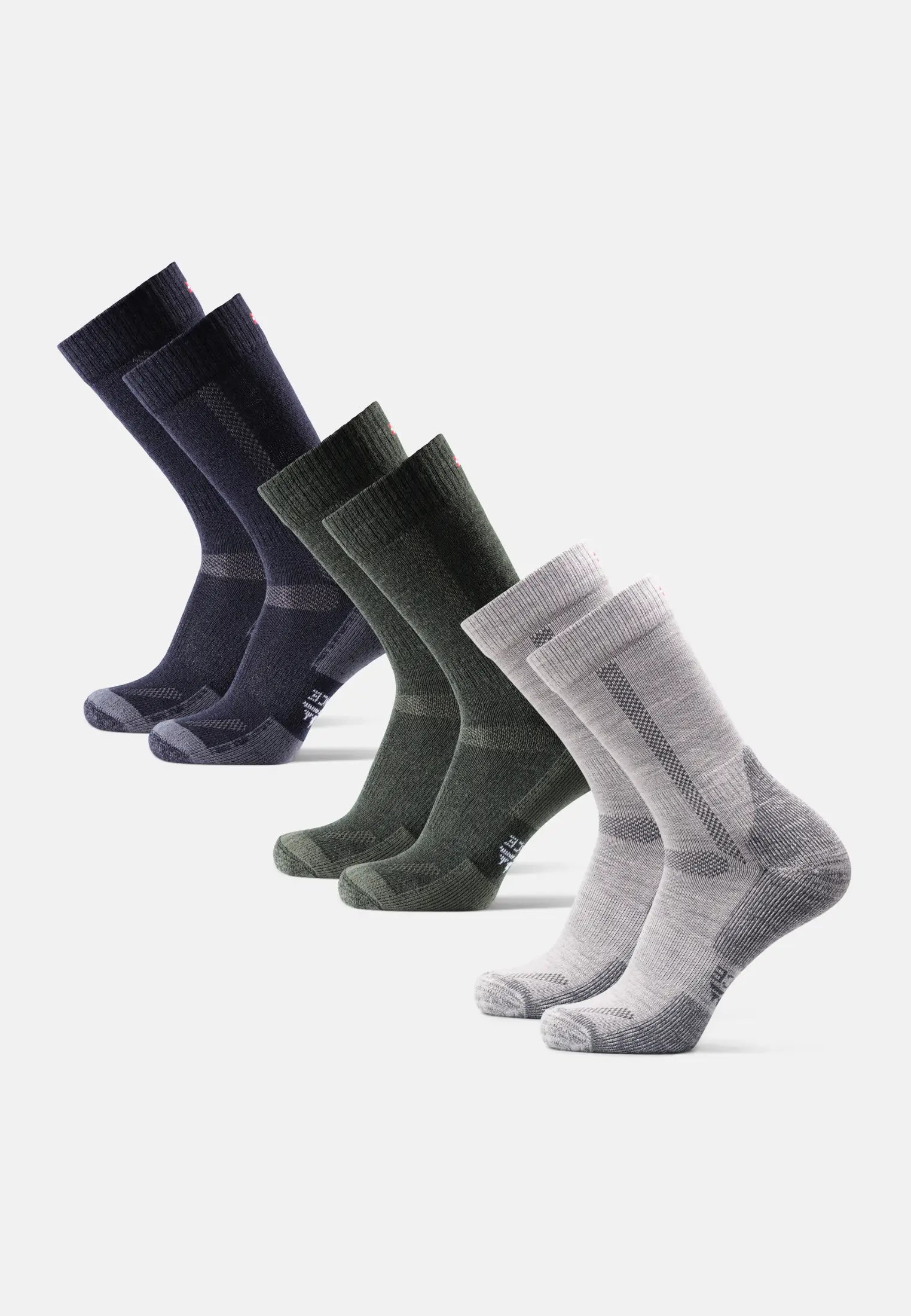 Regnsncox | Merino Wool Blend Hiking Crew Socks for Outdoor Wear