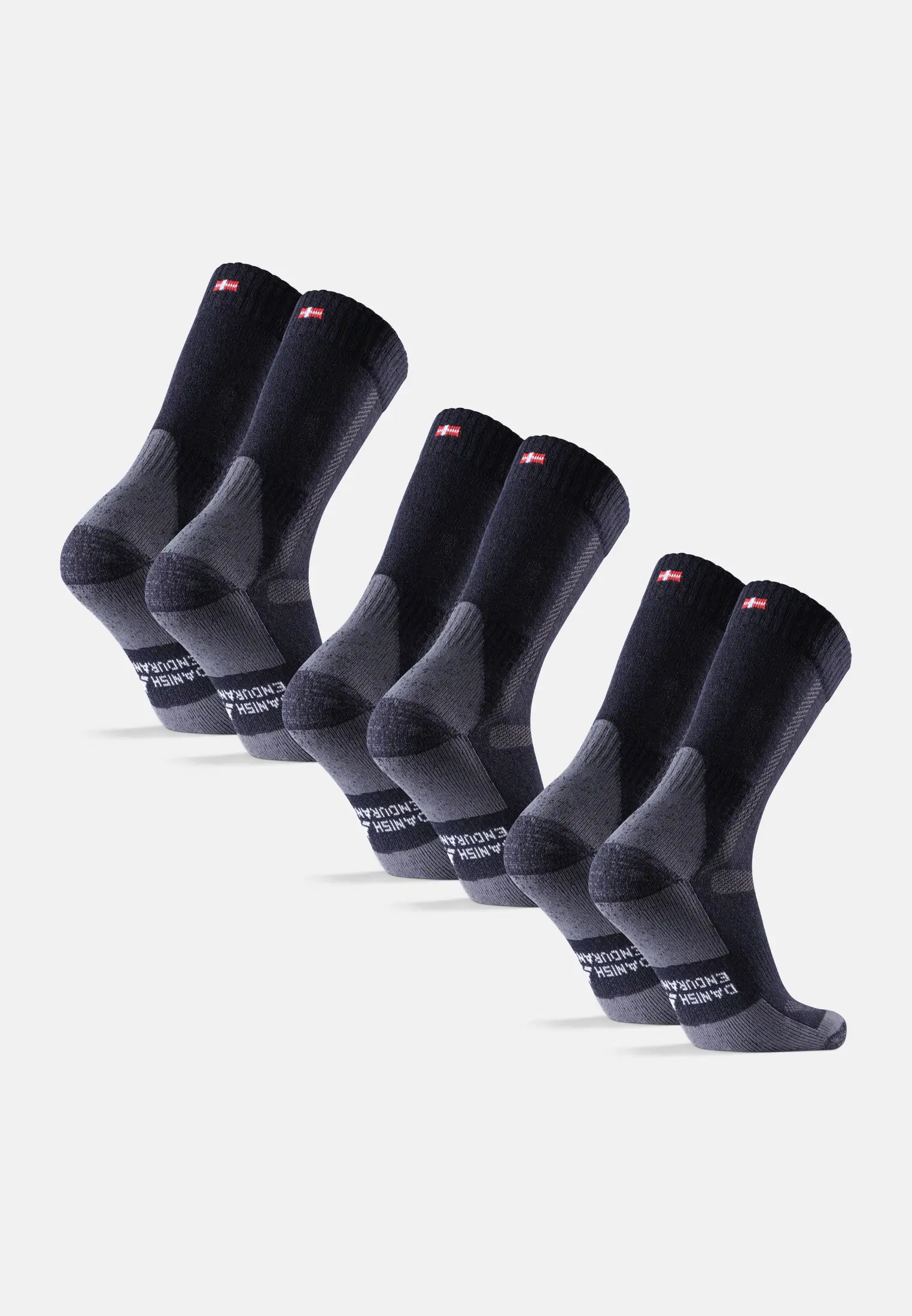Regnsncox | Merino Wool Blend Hiking Crew Socks for Outdoor Wear