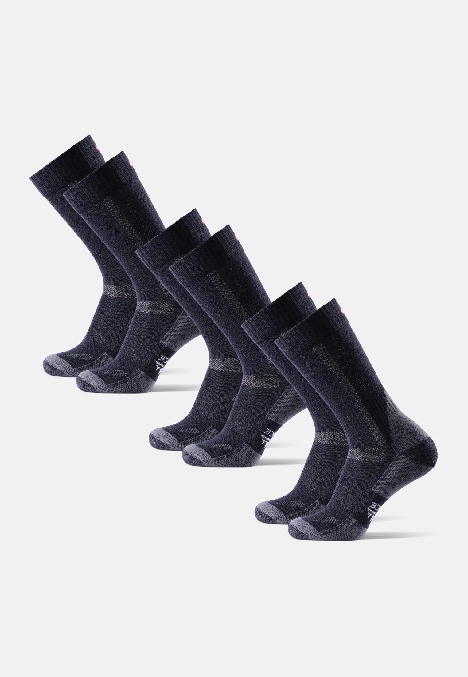 Regnsncox | Merino Wool Blend Hiking Crew Socks for Outdoor Wear