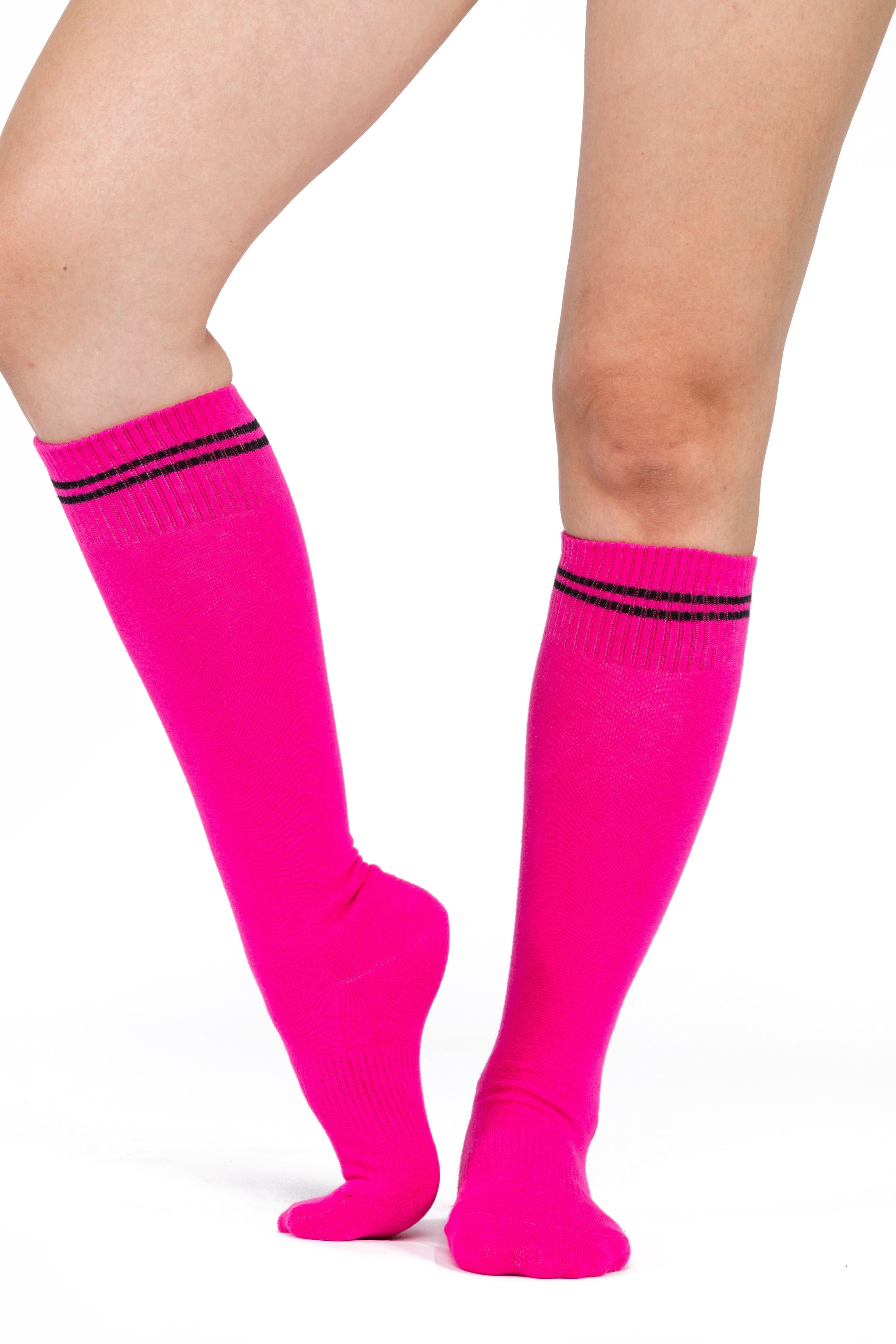 Regnsncox | Cotton Knee High Grip Socks with Secure Fit