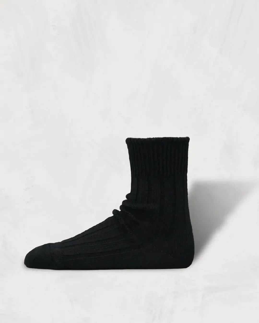 Regnsncox | Mid-Length Ribbed Socks Blended with European Linen and Recycled Polyester