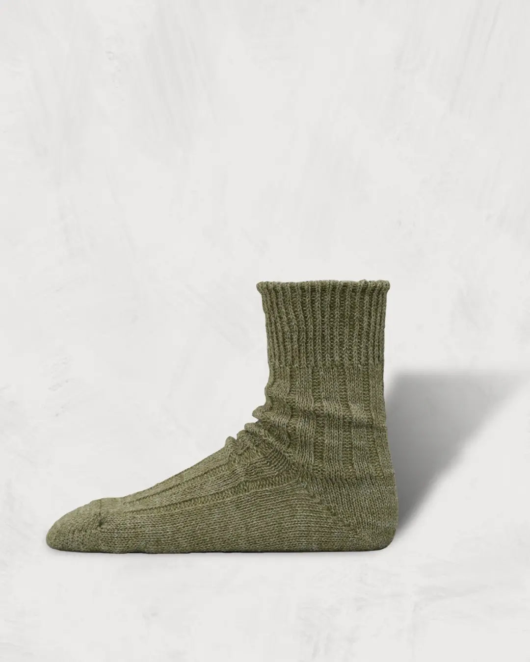 Regnsncox | Mid-Length Ribbed Socks Blended with European Linen and Recycled Polyester