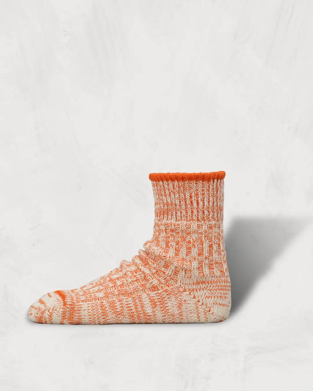 Regnsncox | Low-Gauge Ribbed Heavyweight Socks with Two-Tone Color Blocking