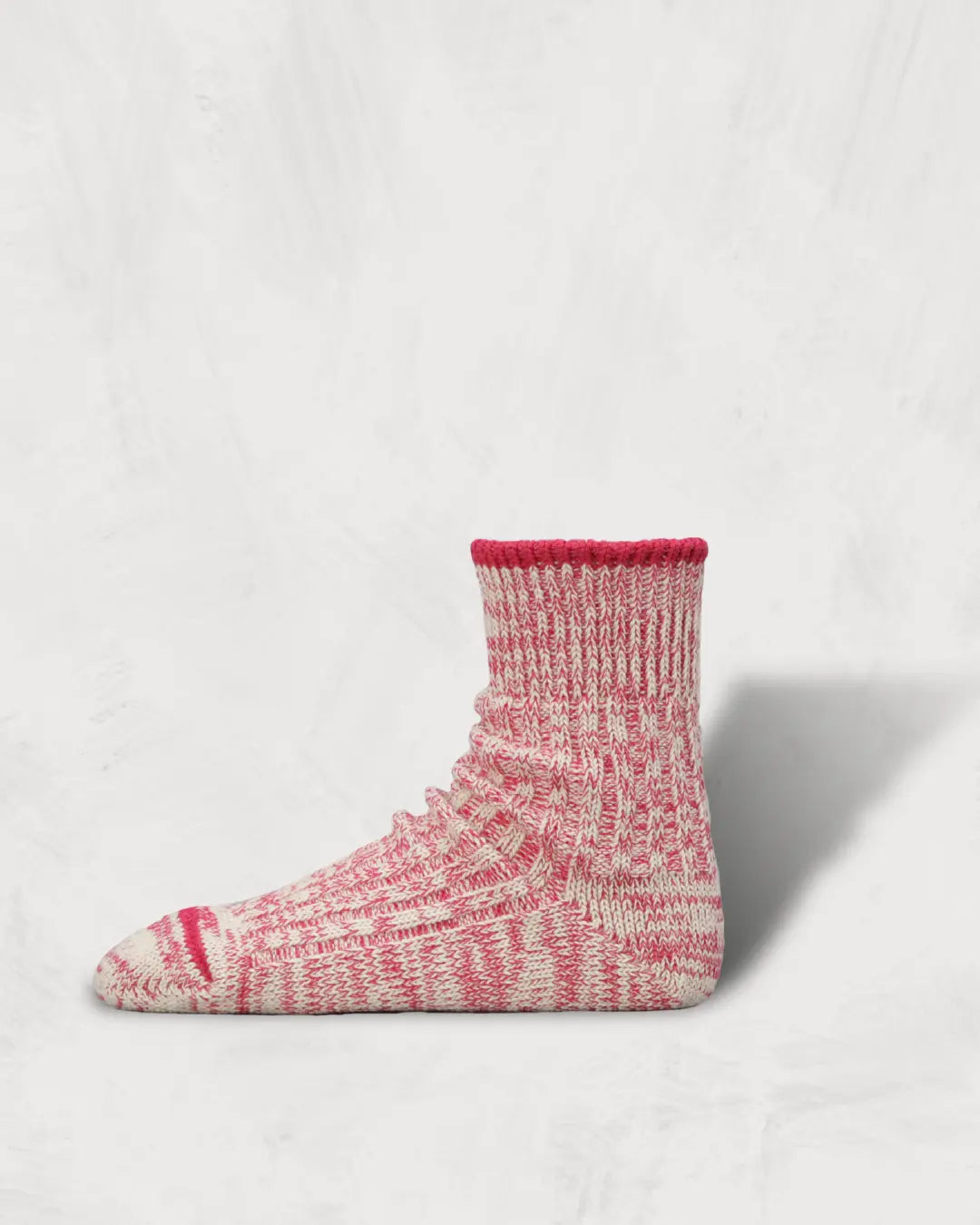 Regnsncox | Low-Gauge Ribbed Heavyweight Socks with Two-Tone Color Blocking